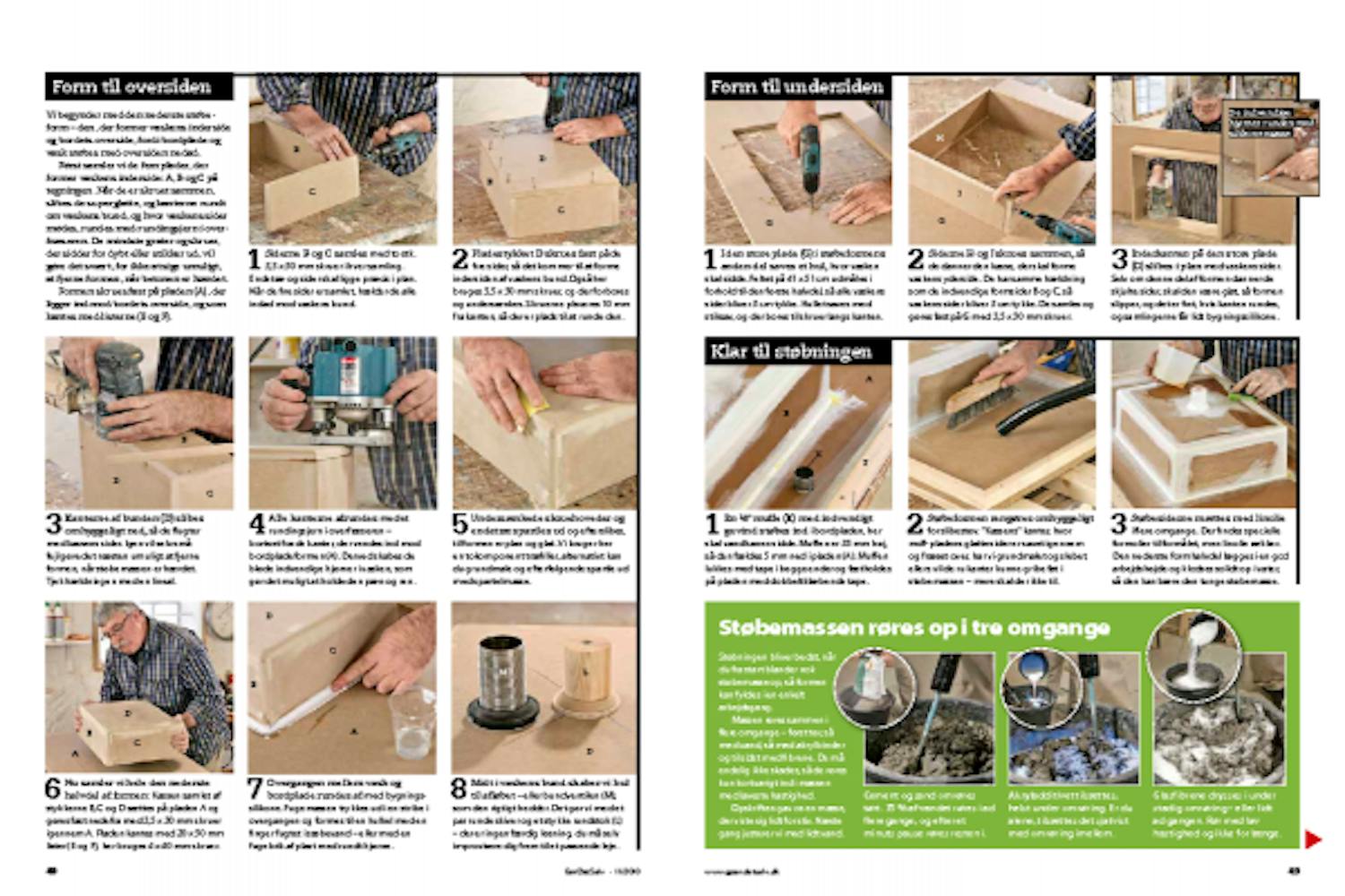 Beton håndvask diy Beton håndvask diy